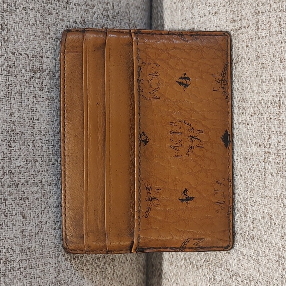 MCM Card Holder w/Money Clip•Used•Monogram